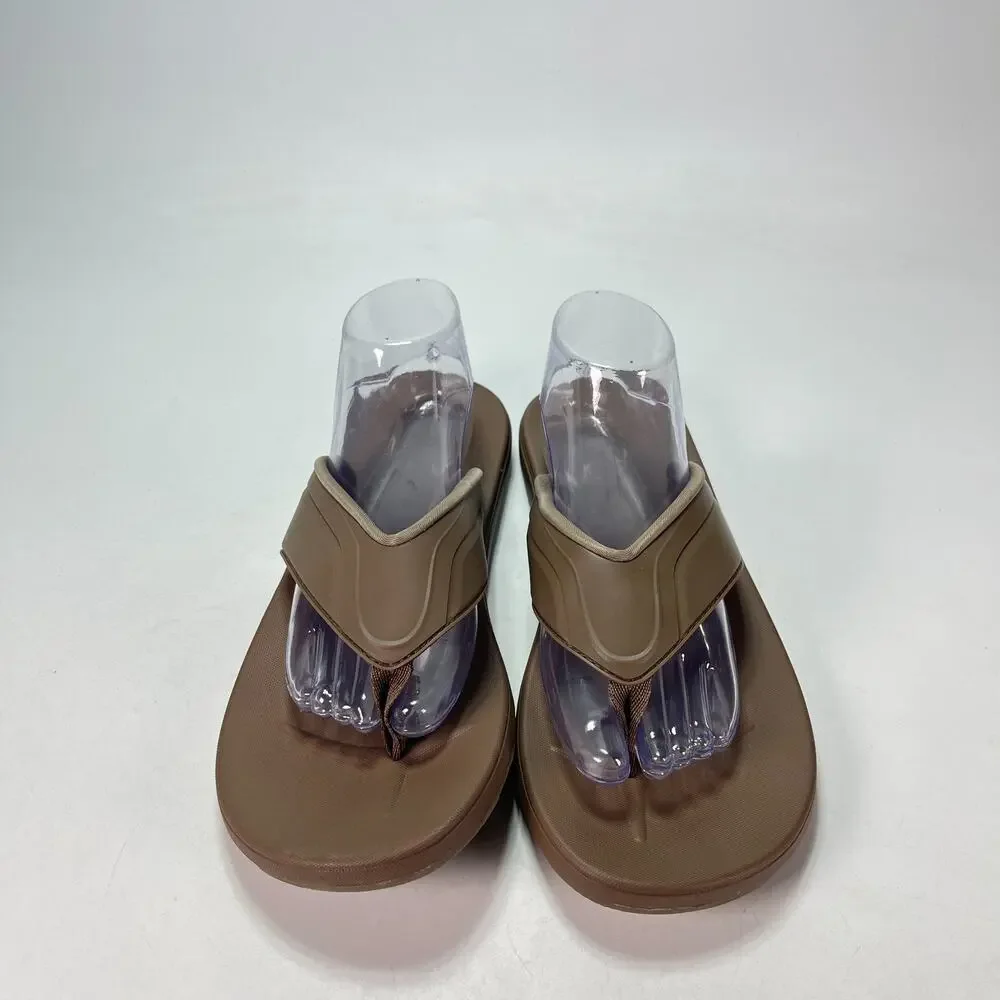 Body Glove Brown Cushioned Comfort Thong Flip Flop Sandals 1967238 Men's Size 10
